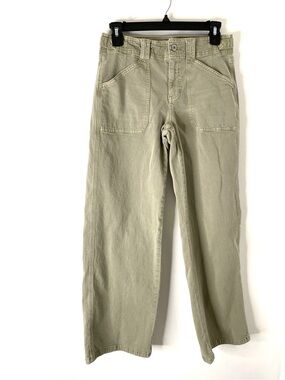 American Eagle Sage Green Stovepipe Jeans Adjustable Waist